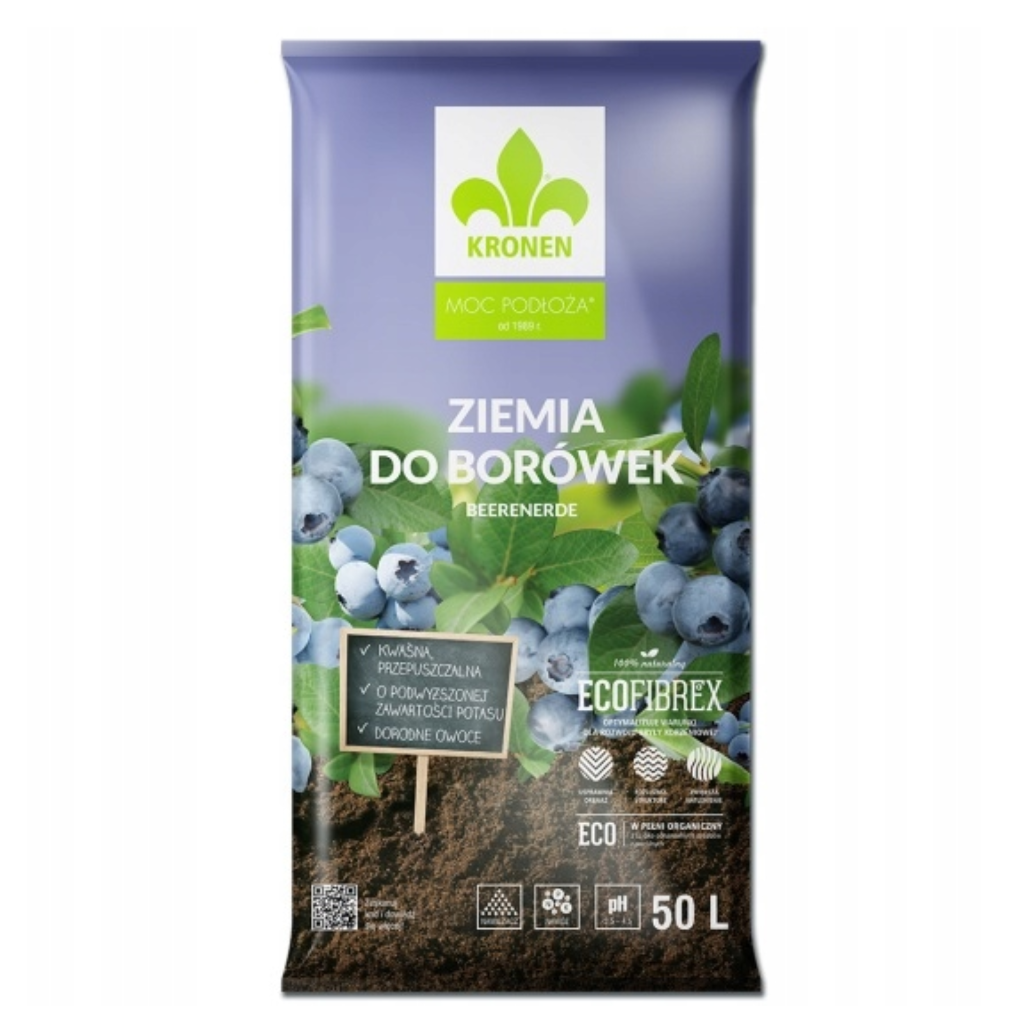 Ziemia Do Borówek Jagody Kamczackiej  50l KRONEN